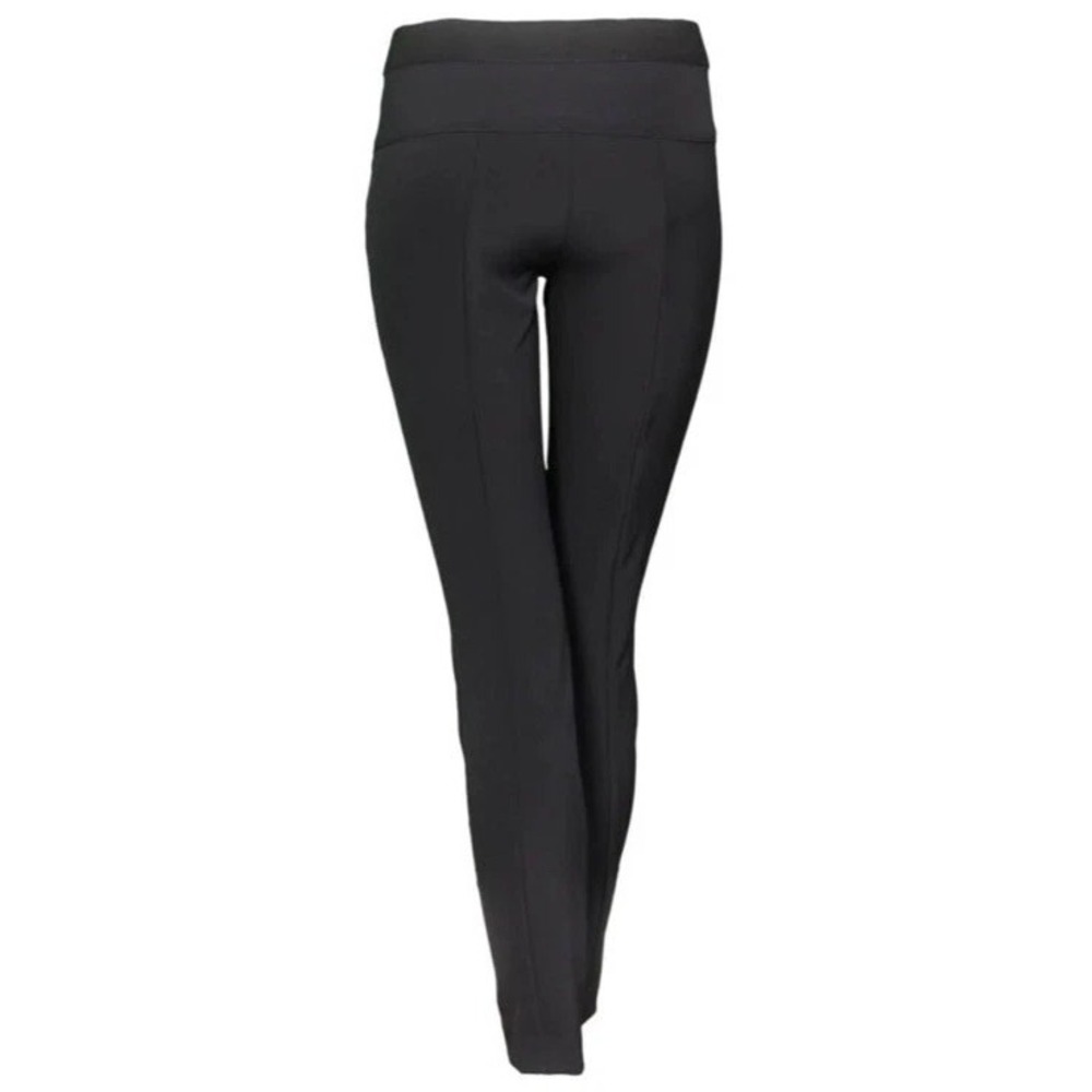 Veronica Beard Black Scuba Skinny Pants Size 8 Elastic Waist CORE-BSS6037